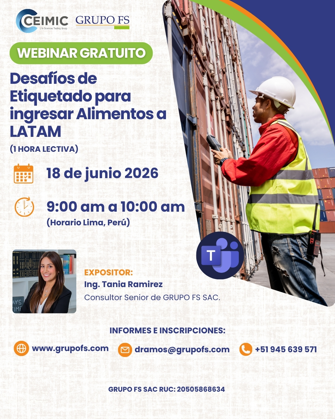 WEBINAR: DESAFíOS DE ETIQUETADO PARA INGRESAR A LATAM